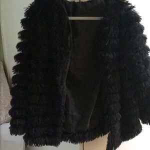 Faux fur jacket